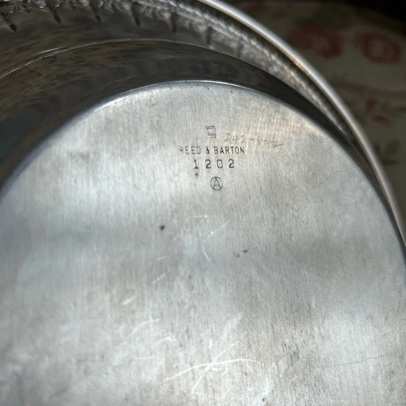 Vintage Reed & Barton Riviera Bowl (1202) - Picture 3 of 5